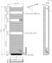 Belrad Elektrische handdoekradiator | 180x45 cm | Met blower | 2000 watt | Mat wit - Thumbnail 3