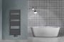 Belrad handdoek radiator middenaansluiting 593 watt 120x50 cm staal wit - Thumbnail 2