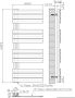 Belrad handdoek radiator zijaansluiting 593 watt 120x50 cm staal wit - Thumbnail 4