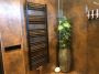Belrad Handdoekradiator | 160x60 cm | CV radiator | Midden aansluiting | 828 watt | Zwart mat geborsteld - Thumbnail 3