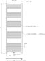 Belrad Handdoekradiator | 180x50 cm | Midden aansluiting | 575 watt | Chroom - Thumbnail 2