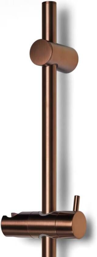 Blue Label Brondby Glijstang | Opbouw | Messing | 90 cm | Rond | Geborsteld brons