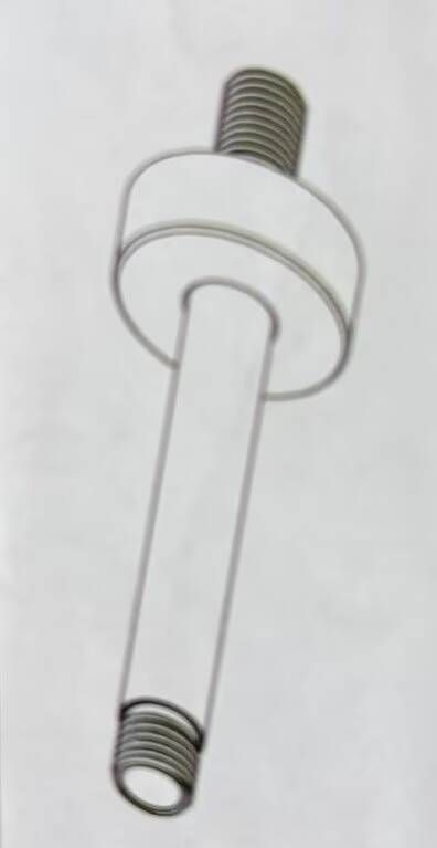 Blue Label Douchearm Brondby | 10 cm | Plafond montage | Messing | Rond | Geborsteld nikkel PVD