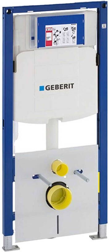 Blue Label Geberit Sigma UP320 toiletset 32 wandcloset wit glans 53 cm met softclose zitting en drukplaat wit glans