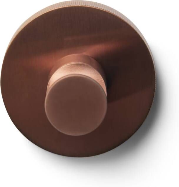 Blue Label Handdoekhaak Vida Facet | Wandmontage | Messing | Rond | Brons PVD