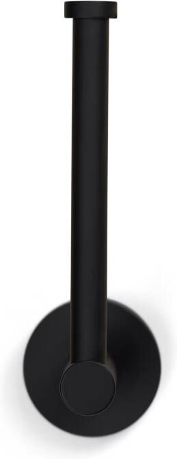 Blue Label Reserverolhouder Vida Facet | Wandmontage | Messing | Zwart mat