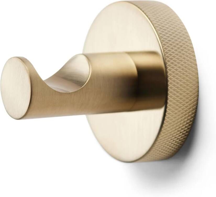 Blue Label Toilet accesoire set Vida Facet | Wandmontage | Messing | Geborsteld goud PVD