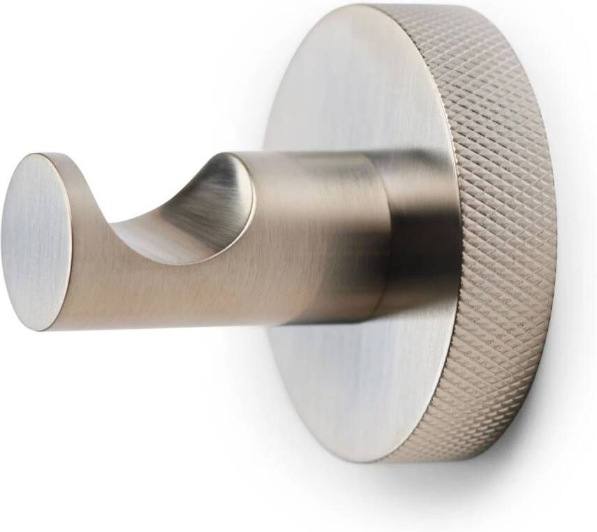 Blue Label Toilet accesoire set Vida Facet | Wandmontage | Messing | Geborsteld nikkel PVD