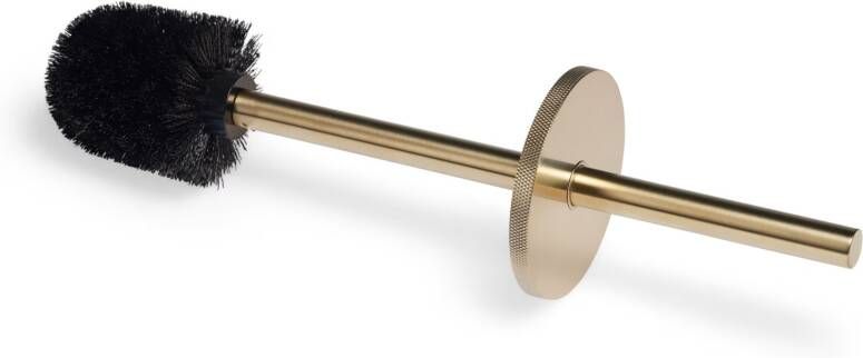 Blue Label Toiletborstel Vida Facet | Wandmontage | Incl.Houder | Messing | Geborsteld goud PVD