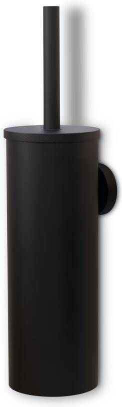 Blue Label Toiletborstel Vida Facet | Wandmontage | Incl.Houder | Messing | Zwart mat