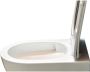 Blue Label Wandcloset Blue HAV | 53 cm | Rimless | Spinflush spoeltechniek | Incl.Toiletzitting | Keramiek | Mat wit - Thumbnail 2