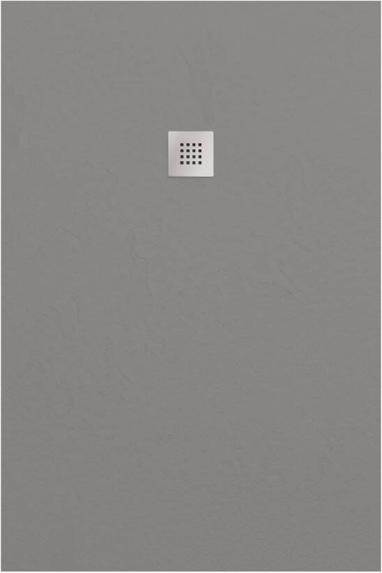 By Goof Smart Slate Cemento douchevloer 90x120x3 cm polymeer grijs mat