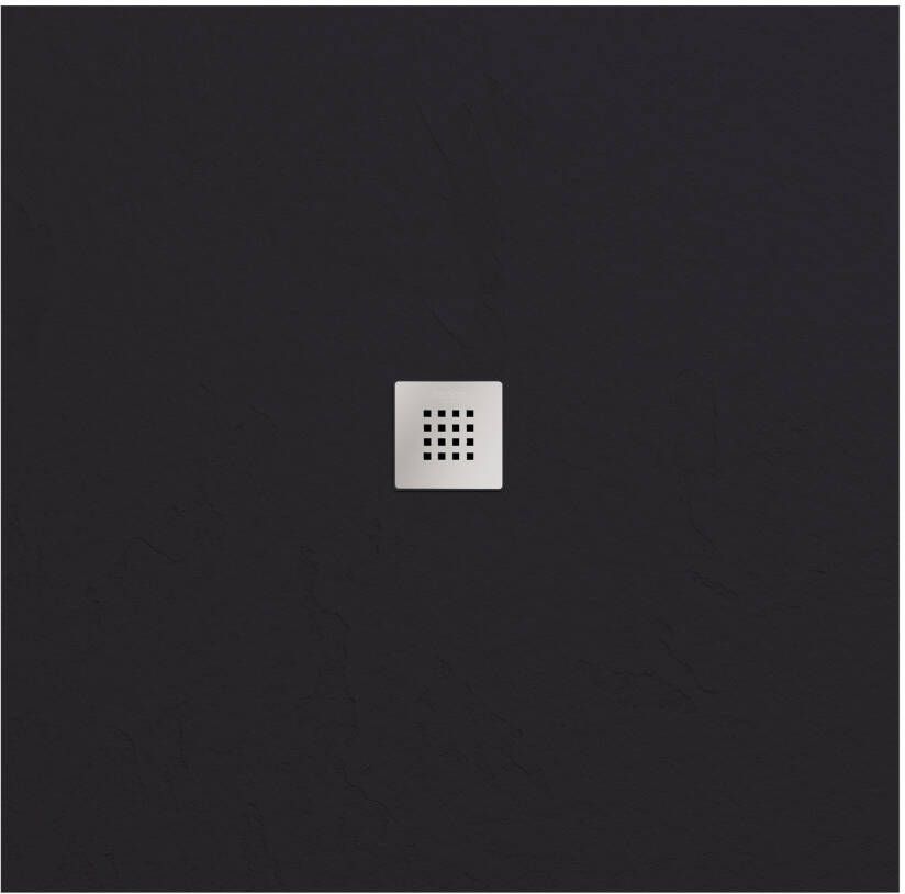By Goof Smart Slate Negro douchevloer 90x90x3 cm polymeer zwart mat
