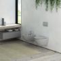 Catalano Wandcloset Zero | 55 cm | Rimless | New Flush | Excl.Toiletzitting | Keramiek | Cement mat - Thumbnail 4