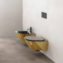 Catalano Wandcloset Zero | 55 cm | Rimless | New Flush | Excl.Toiletzitting | Keramiek | Goud zwart - Thumbnail 2