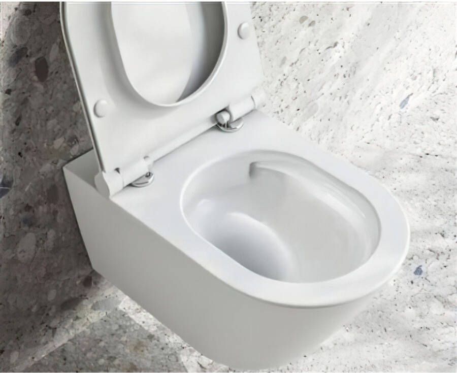 Catalano Wandcloset Zero | 55 cm | Rimless | New Flush | Excl.Toiletzitting | Keramiek | Wit mat