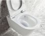 Catalano Wandcloset Zero | 55 cm | Rimless | New Flush | Excl.Toiletzitting | Keramiek | Wit mat - Thumbnail 4