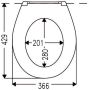 Cedo Toiletzitting Multi | Sofclose met quick-release | Universeel | Duroplast | Welness & stone - Thumbnail 2