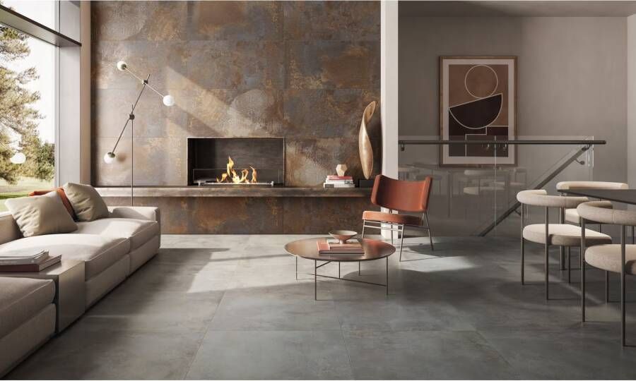 Century Blend Vloertegel | 60x120 cm | Gerectificeerd | Betonlook | Mat Grijs