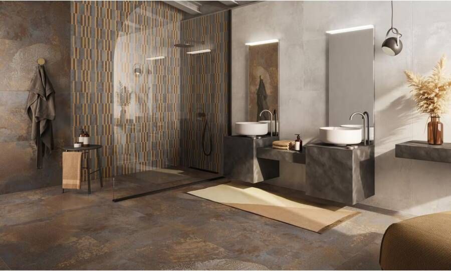 Century Blend Vloertegel | 60x60 cm | Gerectificeerd | Betonlook | Mat Bruin