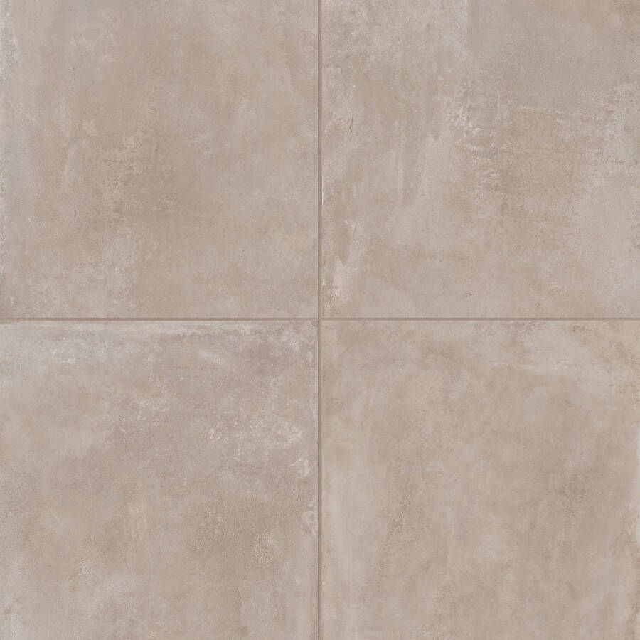 Century Titan Vloertegel | 120x120 cm | Gerectificeerd | Betonlook | Mat Bruin
