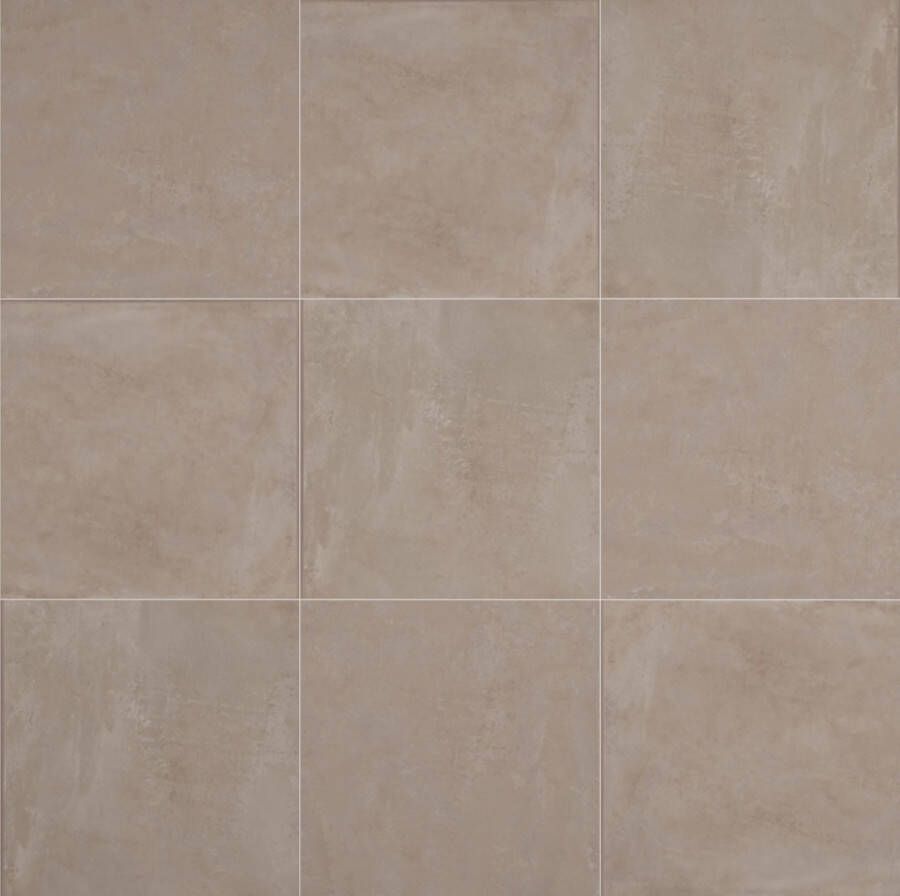 Century Titan Vloertegel | 120x120 cm | Gerectificeerd | Betonlook | Mat Bruin
