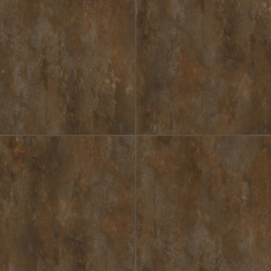 Century Titan Vloertegel | 80x80 cm | Gerectificeerd | Metallook | Mat Bruin