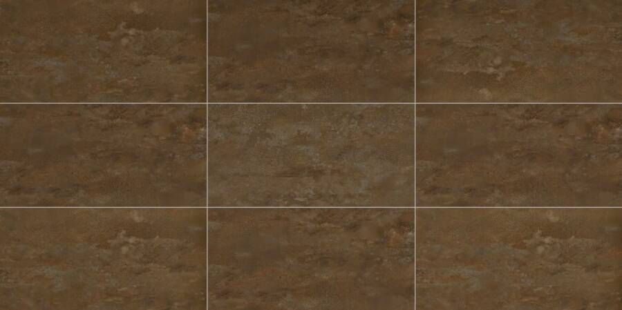 Century Titan Vloertegel | 60x120 cm | Gerectificeerd | Metallook | Mat Bruin