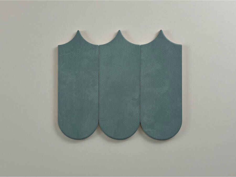 Cifre Cerámica Alure Wandtegel | 8x21.5 cm | Vintage | Mat Blauw