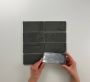 Cifre Ceramica Atlas wandtegel 7.5x15cm 8.5mm Rechthoek Antraciet glans SW07311170-2 - Thumbnail 3