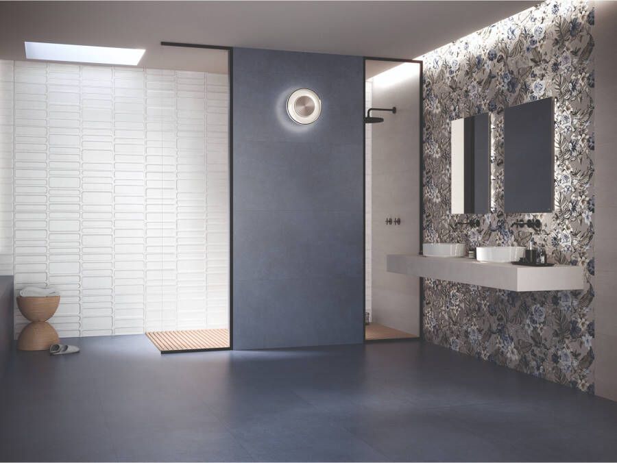Cifre Cerámica Gravity Wandtegel | 40x120 cm | Gerectificeerd | Vintage | Mat Blauw