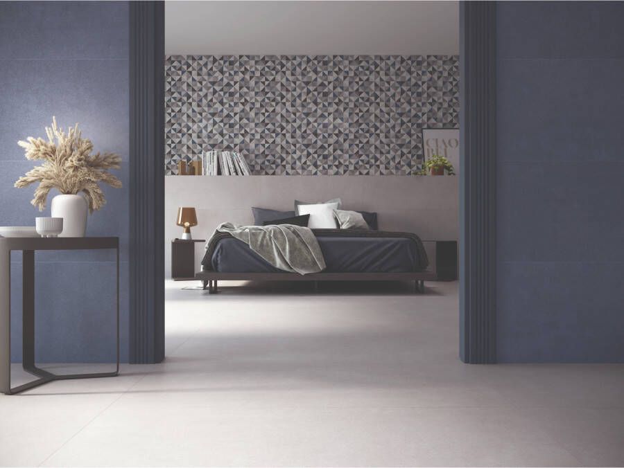 Cifre Cerámica Gravity Wandtegel | 40x120 cm | Gerectificeerd | Vintage | Mat Blauw Mix
