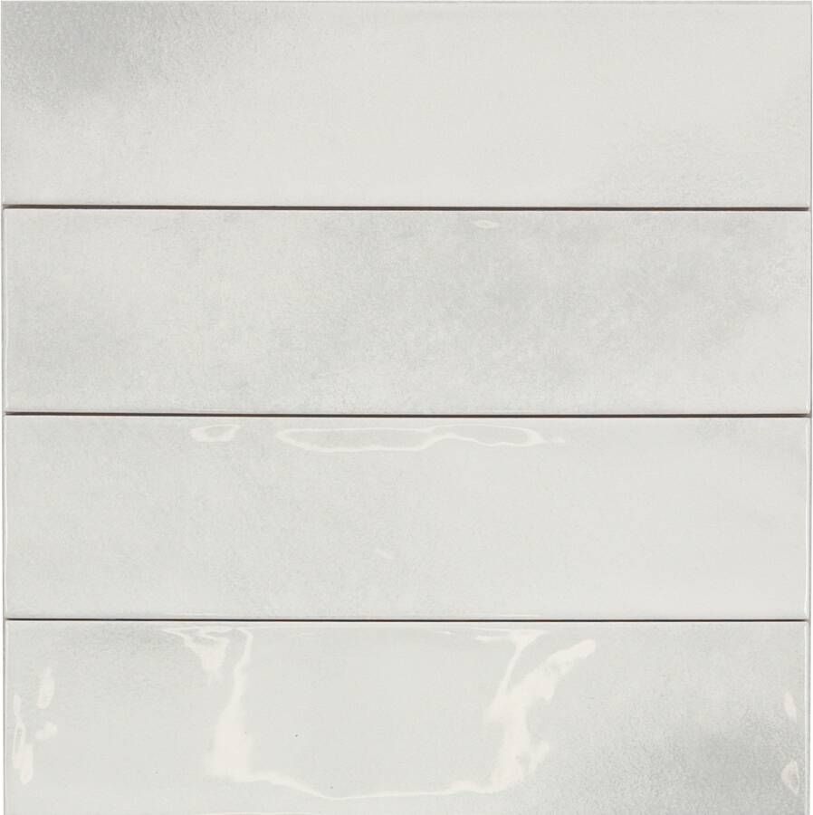 Cifre Cerámica Moon Wandtegel | 7.5x30 cm | Vintage | Glans Wit