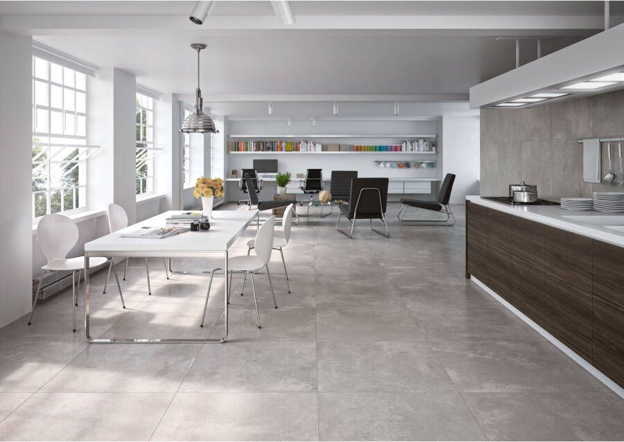 Cifre Cerámica Nexus Vloer- en wandtegel | 60x60 cm | Gerectificeerd | Betonlook | Mat Grijs