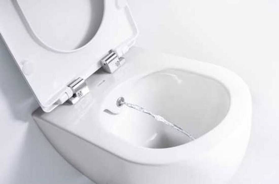 Creavit Wandcloset Freedom | Rimless | Met bidet | Excl.Toiletzitting | Keramiek | Zwart mat