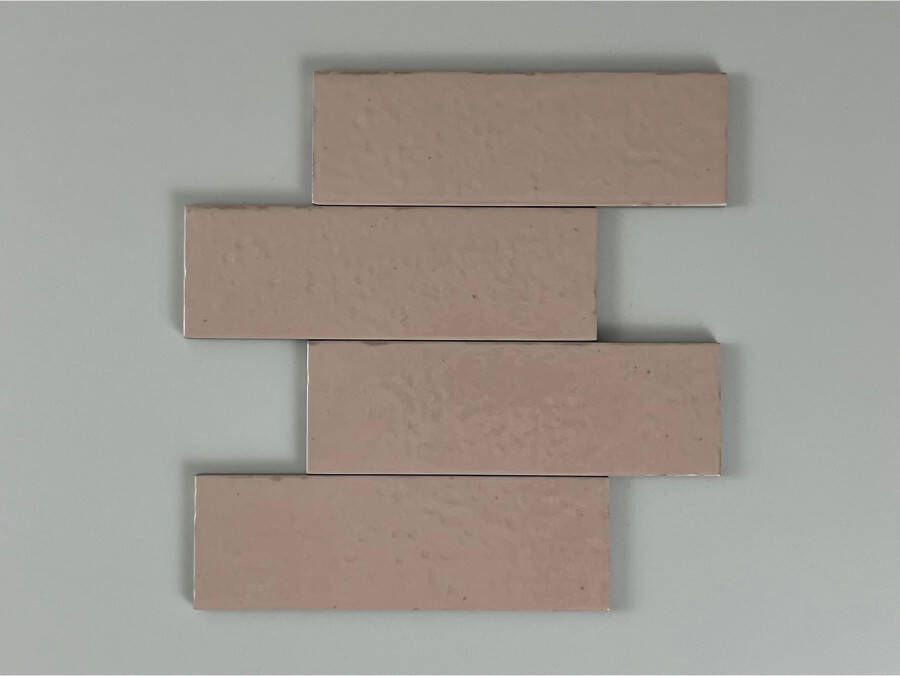 Equipe Cerámicas Kalma Wandtegel | 6x18.6 cm | Vintage | Glans Roze