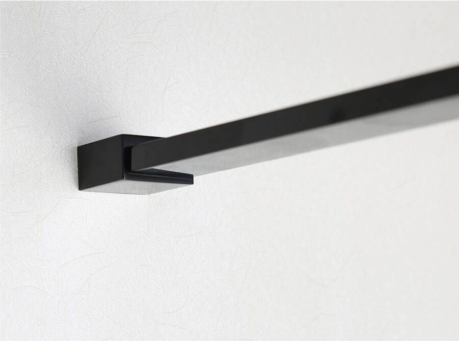 Fabriecio Inloopdouche Verona | 100x200 cm | Nano-coating | Helder glas | Zwart mat beslag