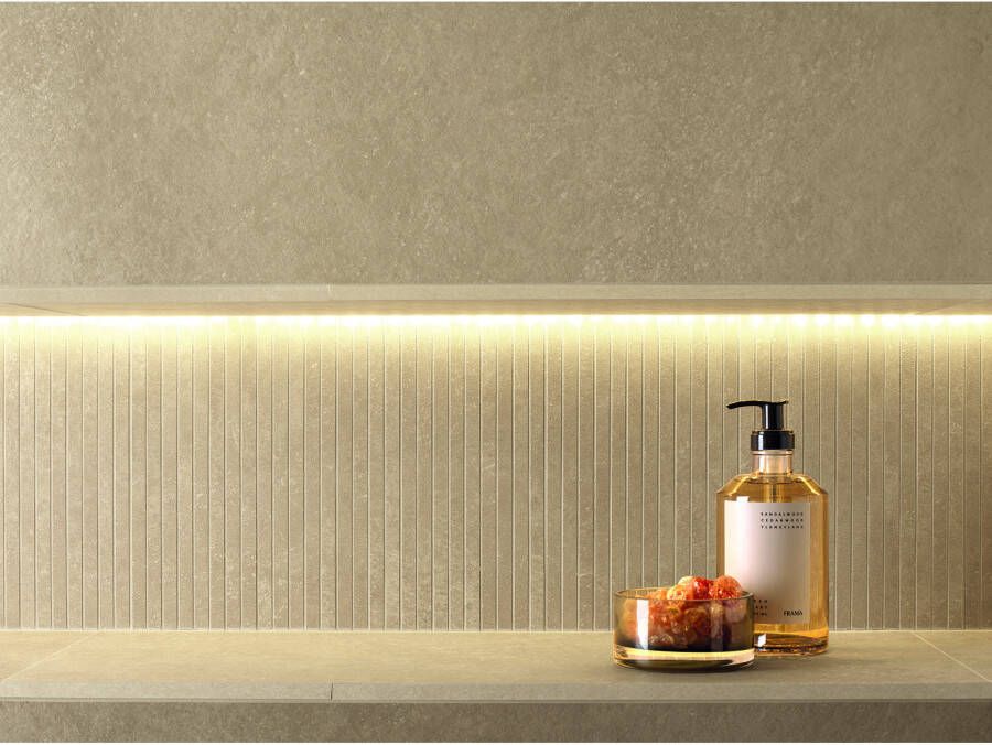 Fap Ceramiche Nobu Vloer- en wandtegel | 24x30.5 cm | Natuursteenlook | Mat Beige