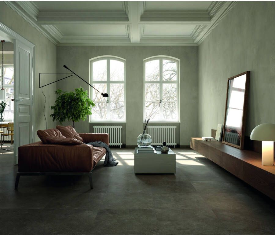 Fap Ceramiche Nobu Vloer- en wandtegel | 60x60 cm | Gerectificeerd | Natuursteenlook | Mat Bruin