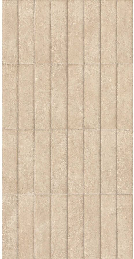 Fap Ceramiche Nobu Vloer- en wandtegel | 6x24 cm | Natuursteenlook | Mat Beige