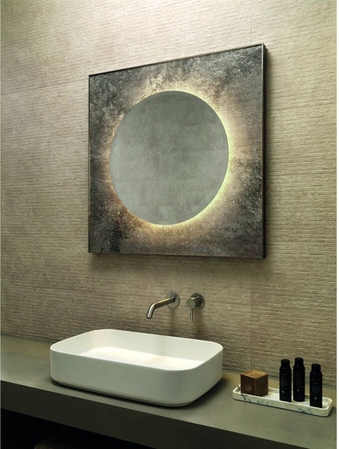 Fap Ceramiche Nobu Vloer- en wandtegel | 80x80 cm | Gerectificeerd | Natuursteenlook | Mat Bruin Grijs