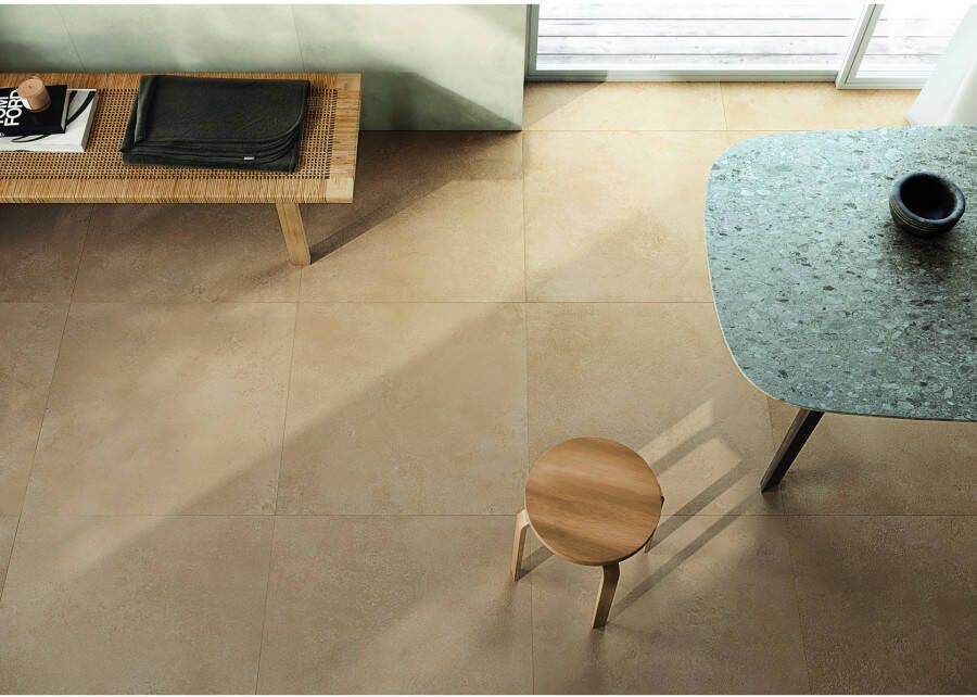 Fap Ceramiche Summer Vloer- en wandtegel | 120x120 cm | Gerectificeerd | Natuursteenlook | Mat Wit