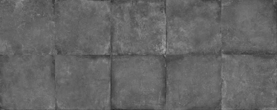 Flaminia Dream Graphite vloertegel beton look 80x80 cm antraciet mat