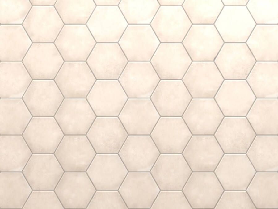 Flaviker Backstage Bisque Mosaico mozaiek hexagon 30x50 cm beige mat