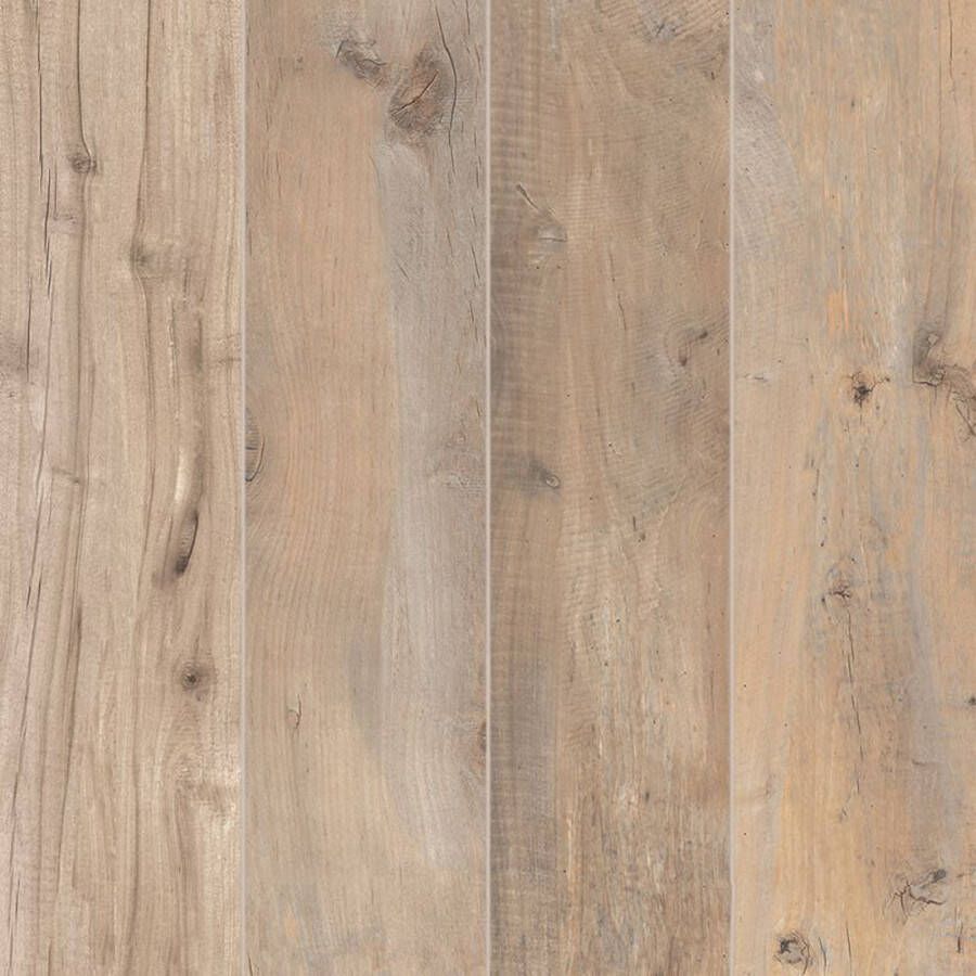 Flaviker Dakota Naturale vloertegel hout look 30x120 cm bruin mat