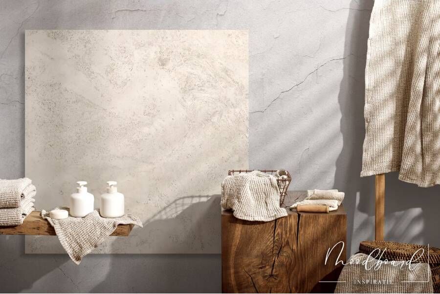 Flaviker Navona Vloertegel | 80x80 cm | Gerectificeerd | TRAVERTIN | Mat Beige