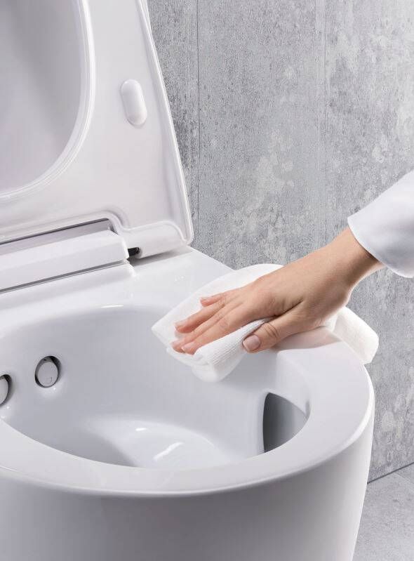 Geberit AquaClean Tuma Comfort staande bidetfunctie toilet inclusief zitting alpien wit