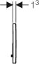 Geberit Sigma01 bedieningplaat 2-toets spoeling frontbediening voor toilet 24.6x16.4cm git zwart 115770DW5 - Thumbnail 3