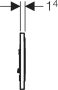 Geberit Sigma 10 bedieningspaneel glans wit chroom voor Sigma reservoirs 8cm (UP720) en 12cm (UP320) - Thumbnail 3
