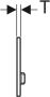 Geberit Sigma50 bedieningplaat 2-toets spoeling frontbediening voor toilet 24.6x16.4cm messing wit 115672112 - Thumbnail 4